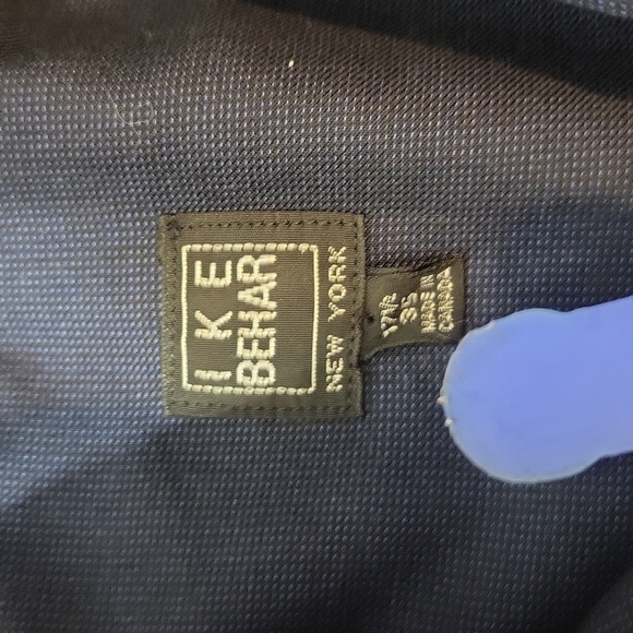 IKE BEHAR Blue 100% Soft Cotton Button Down Shirt - 17.5 neck - Picture 2 of 10